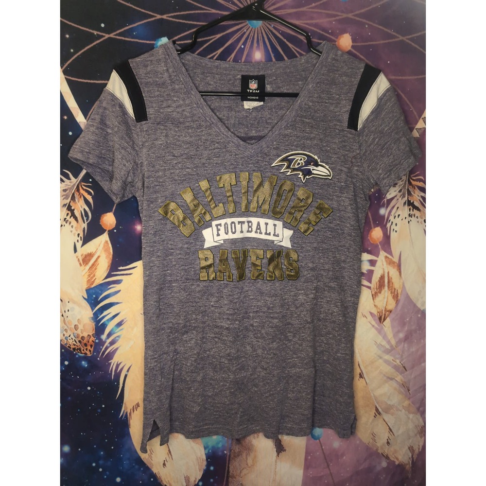 NFL Ravens Ladies' M Purple V-Neck